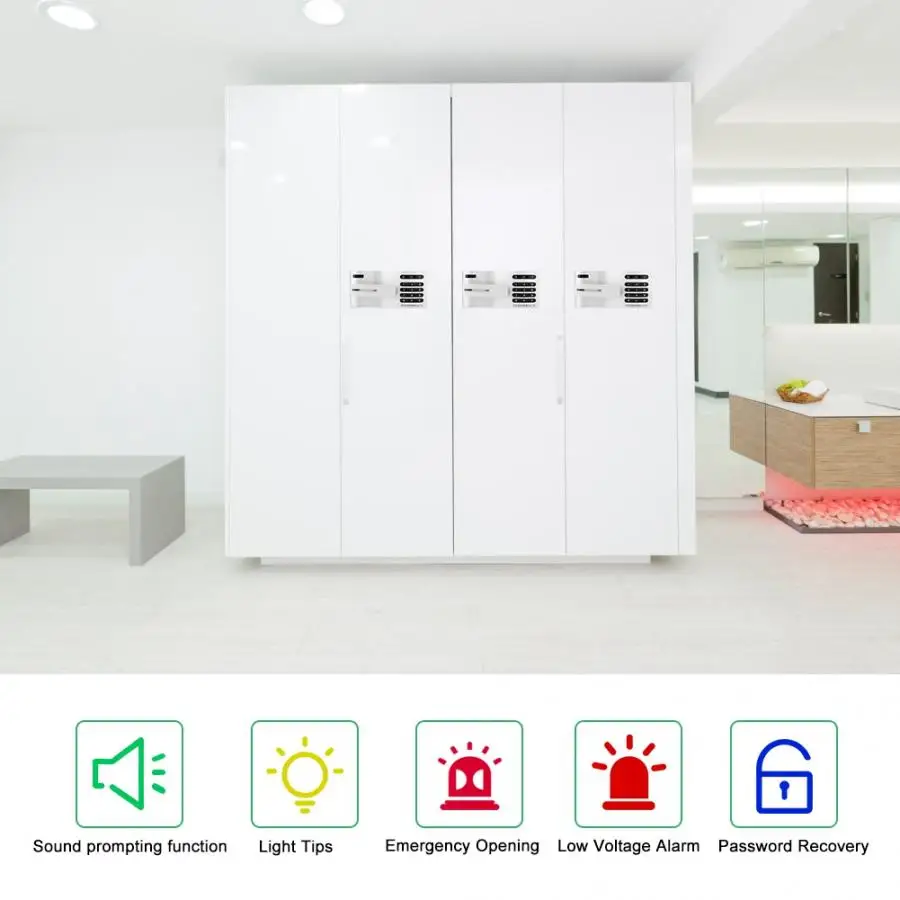 Smart Digital Password File Lock Anti-theft Data Cabinet Drawer Locker Home Office Security Electronic Locker
Smart Digital Password File Lock Anti-theft Data Cabinet Drawer Locker Home Office Security Electronic Locker