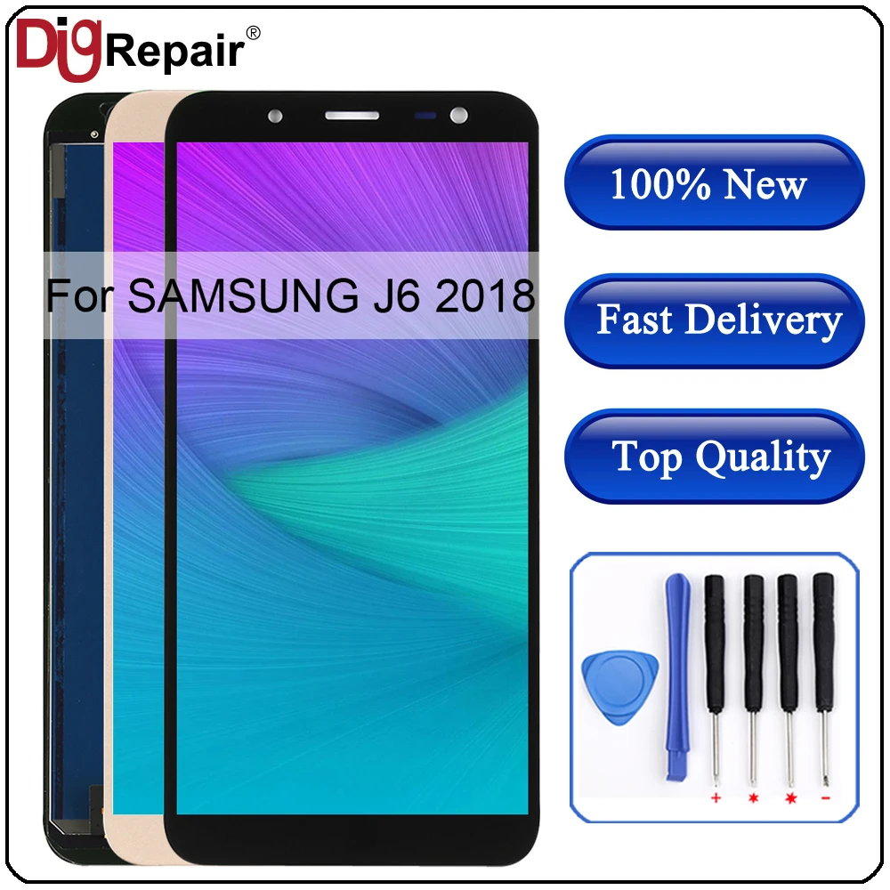For SAMSUNG Galaxy J6 2018 lcd J600 J600F LCD Display touch screen Full Assembly Replacement Parts display For Samsung J6 2018
For SAMSUNG Galaxy J6 2018 lcd J600 J600F LCD Display touch screen Full Assembly Replacement Parts display For Samsung J6 2018