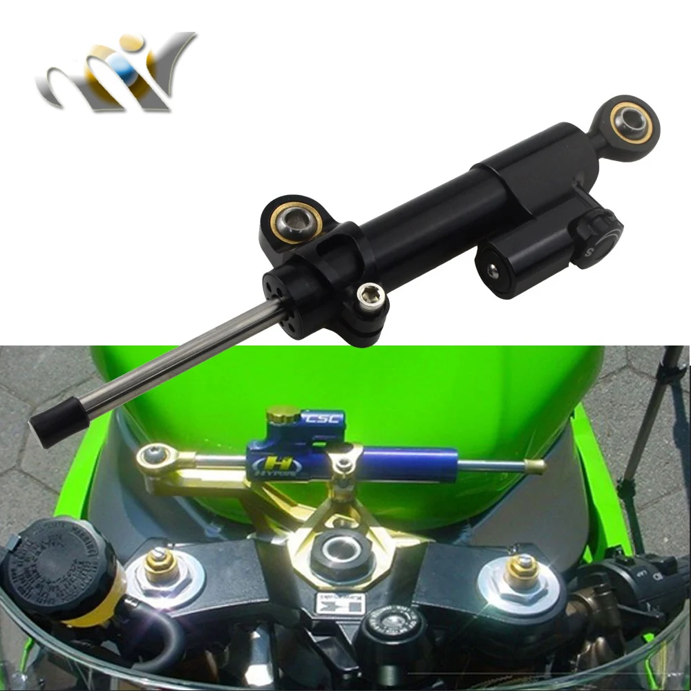 Universal Aluminum Motorcycle Damper Steering Stabilize Safety Control For Kawasaki Z300 Z250 Ninja 300R 250R ER6N EX300
Universal Aluminum Motorcycle Damper Steering Stabilize Safety Control For Kawasaki Z300 Z250 Ninja 300R 250R ER6N EX300