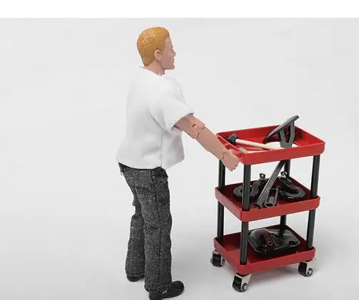 Garage Series Metal Oil Service Cart For RC8WD AXIAL SCX10 Rok crawler Tamiya Hulix Couiser TF2 D90 D110 D130 TAMIYA 1/10
Garage Series Metal Oil Service Cart For RC8WD AXIAL SCX10 Rok crawler Tamiya Hulix Couiser TF2 D90 D110 D130 TAMIYA 1/10