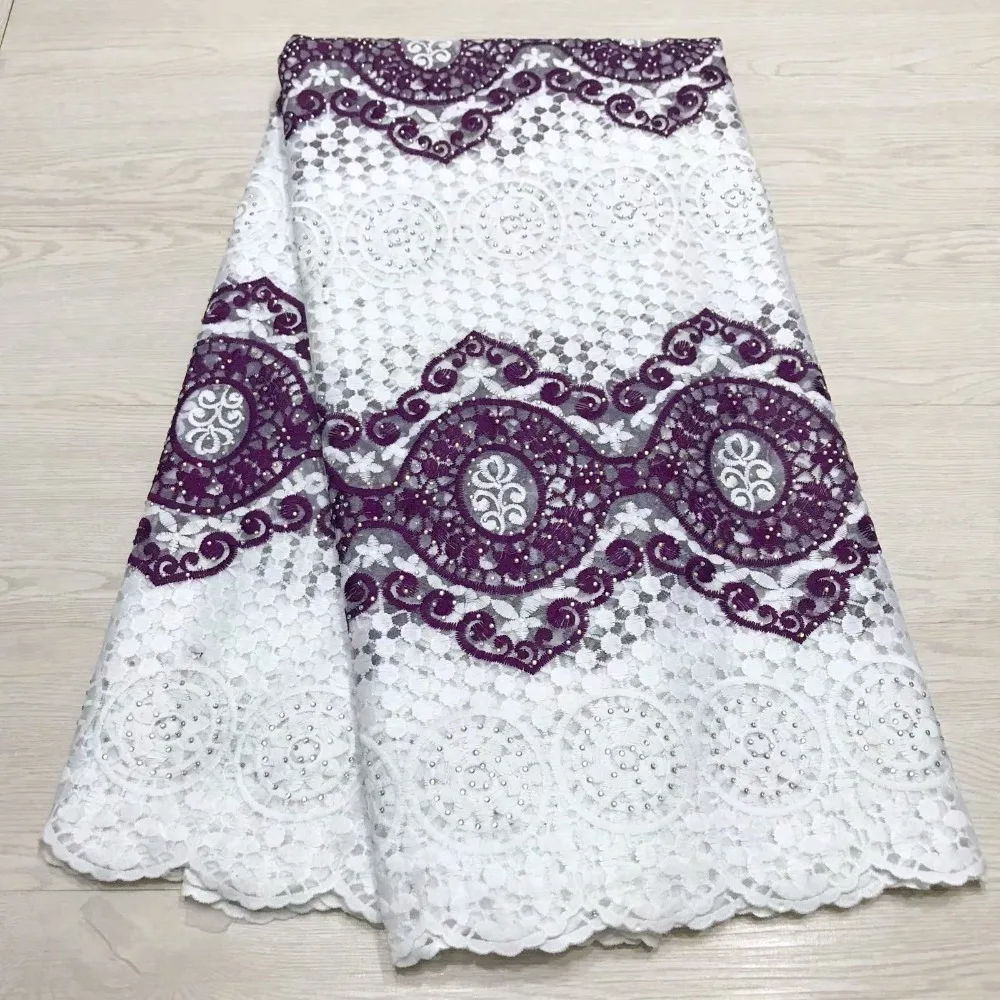 Latest Hot Selling Milk Cord Lace Fabric For African Women Party Dress Water Soluble Lace Fabric 
Latest Hot Selling Milk Cord Lace Fabric For African Women Party Dress Water Soluble Lace Fabric