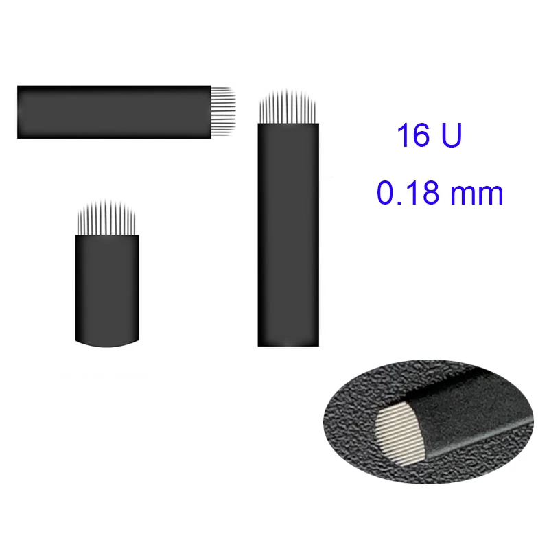 50 Pcs 16 Pin Needle U Shape Eyebrow Tattoo Superior Microblading Blades For Permanent Makeup Manual Pen 3D Eyebrow Embroidery
50 Pcs 16 Pin Needle U Shape Eyebrow Tattoo Superior Microblading Blades For Permanent Makeup Manual Pen 3D Eyebrow Embroidery