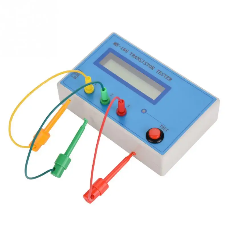 MK-168 MOS Transistor Tester Diode Triode Capacitance Resistance Tester ESR RLC NPN PNP MOS Meter SMD Dapter Tools Accessory
MK-168 MOS Transistor Tester Diode Triode Capacitance Resistance Tester ESR RLC NPN PNP MOS Meter SMD Dapter Tools Accessory