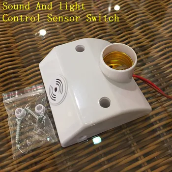 Big promotion! E27 110-220V Lamp Holder Sound Voice and light Control Induction Switch Light Bulb Switch Adapter CM081 HH
Big promotion! E27 110-220V Lamp Holder Sound Voice and light Control Induction Switch Light Bulb Switch Adapter CM081 HH