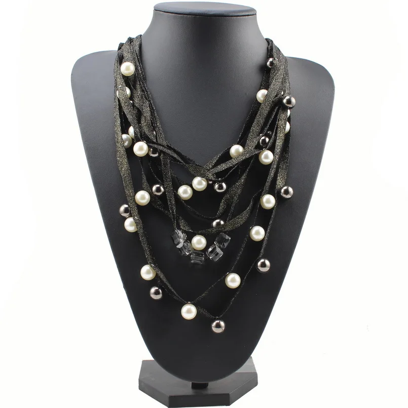 Florosy Handmade Chunky Rope Chain Statement Cubic Crystal Pendant Necklace for Women Bib Bead Simulated Pearl Necklace Jewelry
Florosy Handmade Chunky Rope Chain Statement Cubic Crystal Pendant Necklace for Women Bib Bead Simulated Pearl Necklace Jewelry