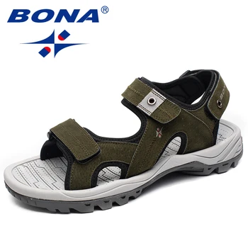 BONA New Arrival Typical Style Men Sandals Beach Zapatos Male Slippers Anti-Slippery Men Summer Shoes Soft Fast Free Shipping
BONA New Arrival Typical Style Men Sandals Beach Zapatos Male Slippers Anti-Slippery Men Summer Shoes Soft Fast Free Shipping