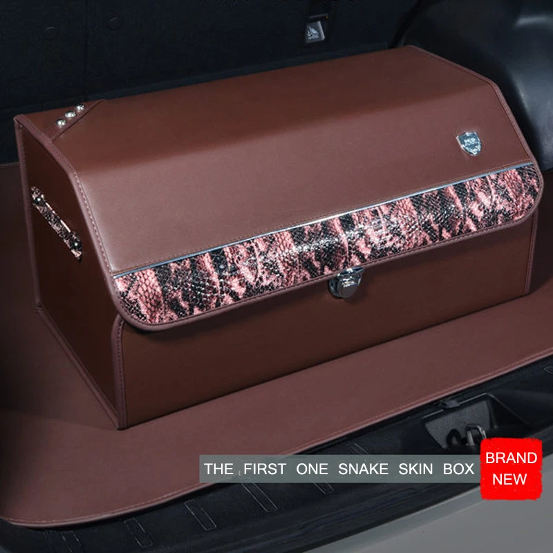E-FOUR Vehicle Rear Stowing Box Snake Printing Decor Leather Washable Wooden Planks Heavy Load Fashion Interior Accessories Cars
E-FOUR Vehicle Rear Stowing Box Snake Printing Decor Leather Washable Wooden Planks Heavy Load Fashion Interior Accessories Cars