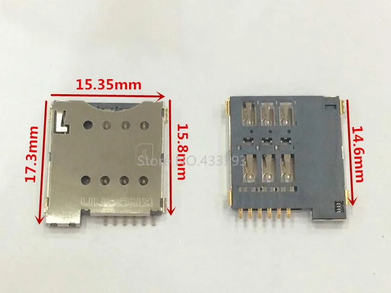 20pcs/lot High Quality Mobile Phone Micro Sim card Slot 6P Self Push Type SIM card connector Holder Free Shipping
20pcs/lot High Quality Mobile Phone Micro Sim card Slot 6P Self Push Type SIM card connector Holder Free Shipping