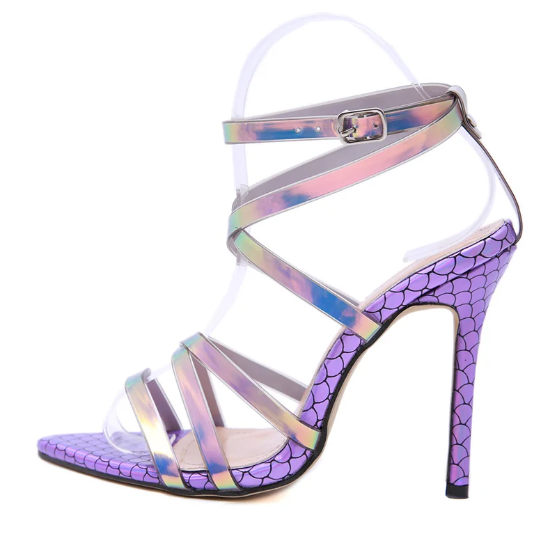 TTSDARCUPS Super high-heeled color cross-ribbon pointed sandals women Sexy ankle strap fish mouth pumps Plus Size shose women
TTSDARCUPS Super high-heeled color cross-ribbon pointed sandals women Sexy ankle strap fish mouth pumps Plus Size shose women