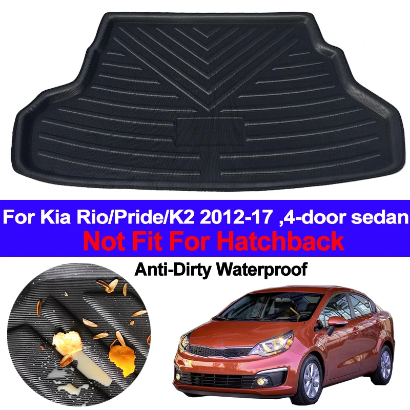 Коврики для заднего багажника автомобиля, грязные коврики для Kia Rio Pride K2, седана 2012- 2015, 2016, 2017
Коврики для заднего багажника автомобиля, грязные коврики для Kia Rio Pride K2, седана 2012- 2015, 2016, 2017