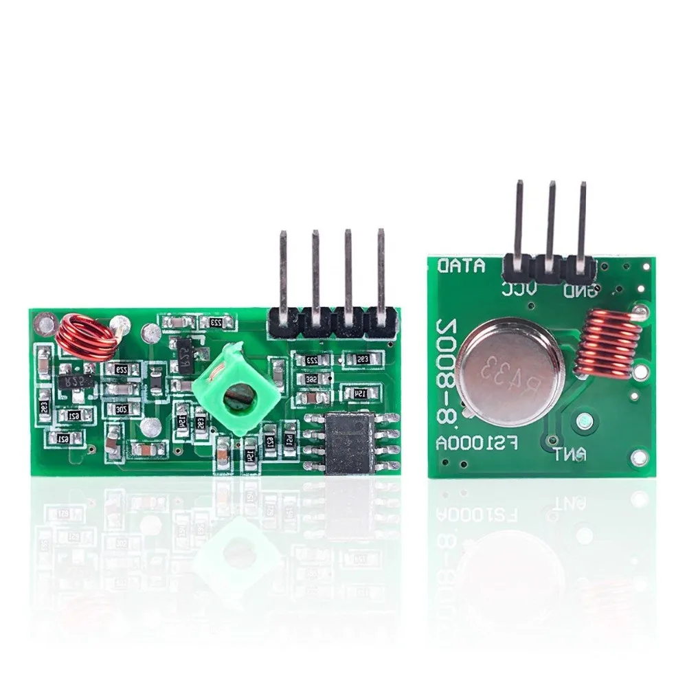 5V super regenerative receiving module/wireless receiving module/wireless transmitting module 433/315MHz
5V super regenerative receiving module/wireless receiving module/wireless transmitting module 433/315MHz