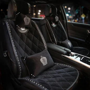 Winter Plush Fur Car Seat Cover Set Car Interior Accessories Cushion Covers Styling Rivets Universal Plush Car Pad Seat Covers
Winter Plush Fur Car Seat Cover Set Car Interior Accessories Cushion Covers Styling Rivets Universal Plush Car Pad Seat Covers