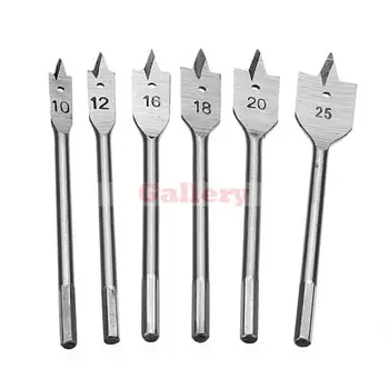 New Arrival Tools 3 Sets Lot 6pcs Hex Shank Spade Bit Flat Boring Wood Drill Drill Bit Drill Bit Set
New Arrival Tools 3 Sets Lot 6pcs Hex Shank Spade Bit Flat Boring Wood Drill Drill Bit Drill Bit Set