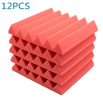 12pcs Red Acoustic Soundproof Sound Stop Absorption Wedge Studio Foam 12"x12"x2"
12pcs Red Acoustic Soundproof Sound Stop Absorption Wedge Studio Foam 12"x12"x2"