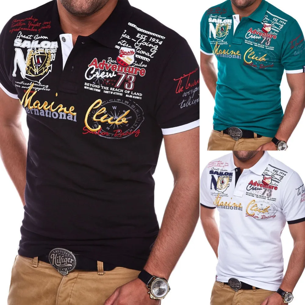 ZOGAA 2019 Brand New Men Polo Short SleeveTurn-down Collar Letter Print Cotton Polo Fashion Personality Cultivating Men XS- 4XL
ZOGAA 2019 Brand New Men Polo Short SleeveTurn-down Collar Letter Print Cotton Polo Fashion Personality Cultivating Men XS- 4XL