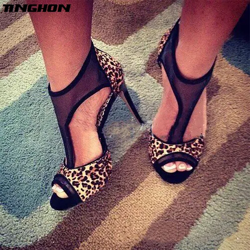 TINGHON Women Gladiator Sandals Pumps Sexy Peep Toe Thin Heels New Summer Leopard Lady Pumps Zipper Sandals
TINGHON Women Gladiator Sandals Pumps Sexy Peep Toe Thin Heels New Summer Leopard Lady Pumps Zipper Sandals