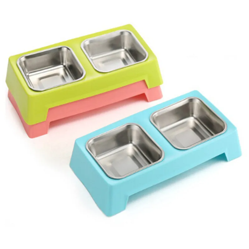DSOFT Stainless Double Dog Bowls Moveable Pattern Non-Slip Bottom three Color Pet Dog Feeder
DSOFT Stainless Double Dog Bowls Moveable Pattern Non-Slip Bottom three Color Pet Dog Feeder