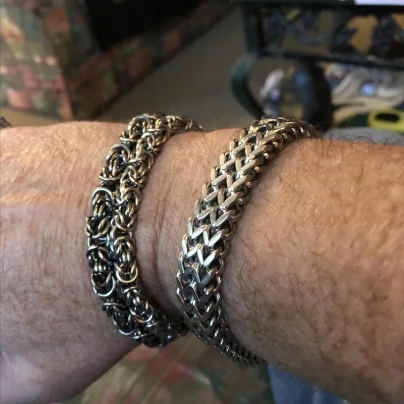 Beautiful Elegant wedding women men silver plated 5-12MM Bracelets high quality jewelry Domineering twist chain heavy bracelets
Beautiful Elegant wedding women men silver plated 5-12MM Bracelets high quality jewelry Domineering twist chain heavy bracelets