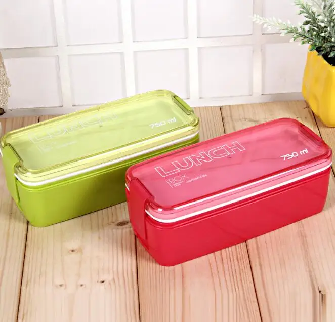 New Design 750ml Collapsible Portable Lunch Box Microwave Oven Bento Boxes Folding Food Storage Container Lunchbox Eco-Friendly