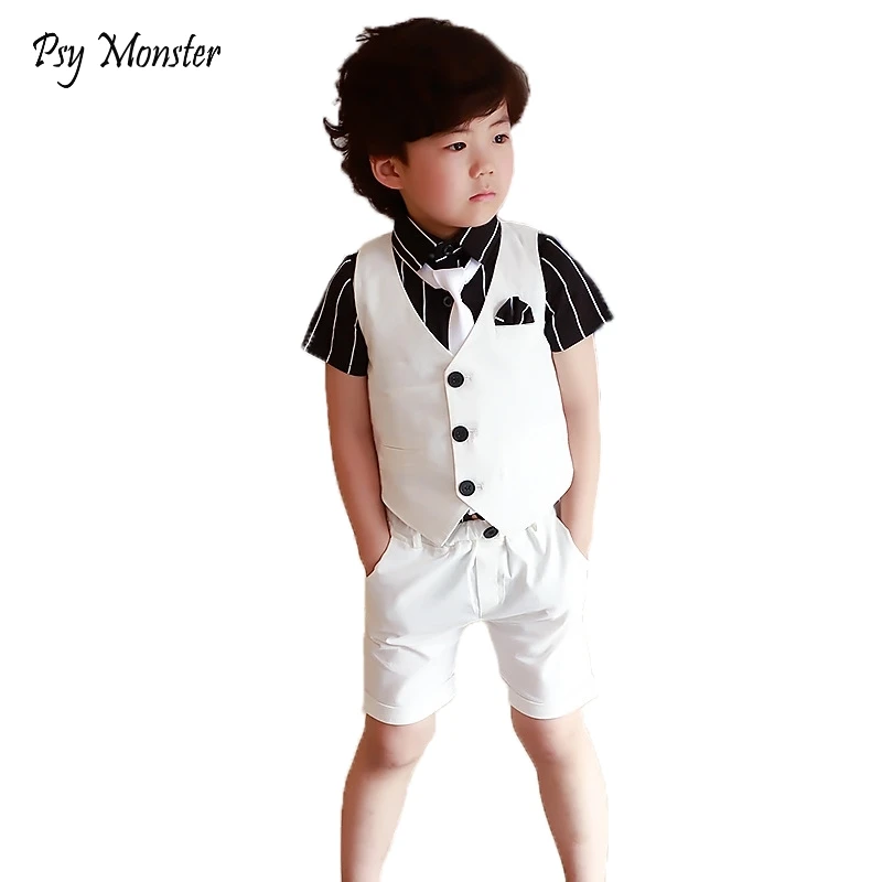 Flower Boys Summer Suit Set Gentleman Kids Boy Vest Short Shirt Fashion Formal Birthday Party Wedding Children Clothing Set F134
Flower Boys Summer Suit Set Gentleman Kids Boy Vest Short Shirt Fashion Formal Birthday Party Wedding Children Clothing Set F134