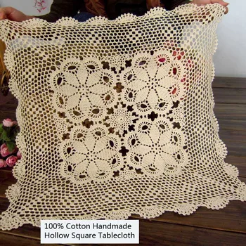 100% Cotton Handmade Crocheted Hollow Out Hook Weave Tablecloths Washable Wear-Resistant Square Table Covers for Everyday Use
100% Cotton Handmade Crocheted Hollow Out Hook Weave Tablecloths Washable Wear-Resistant Square Table Covers for Everyday Use