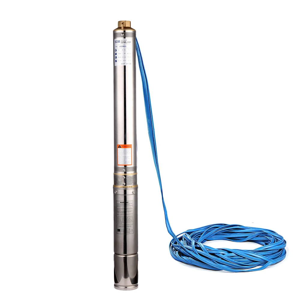SHYLIYU 4"OD Pipe 240V Electric Vertical Multistage Deep Well Agricultural Plastic Impeller Centrifugal Submersible Water Pump
SHYLIYU 4"OD Pipe 240V Electric Vertical Multistage Deep Well Agricultural Plastic Impeller Centrifugal Submersible Water Pump