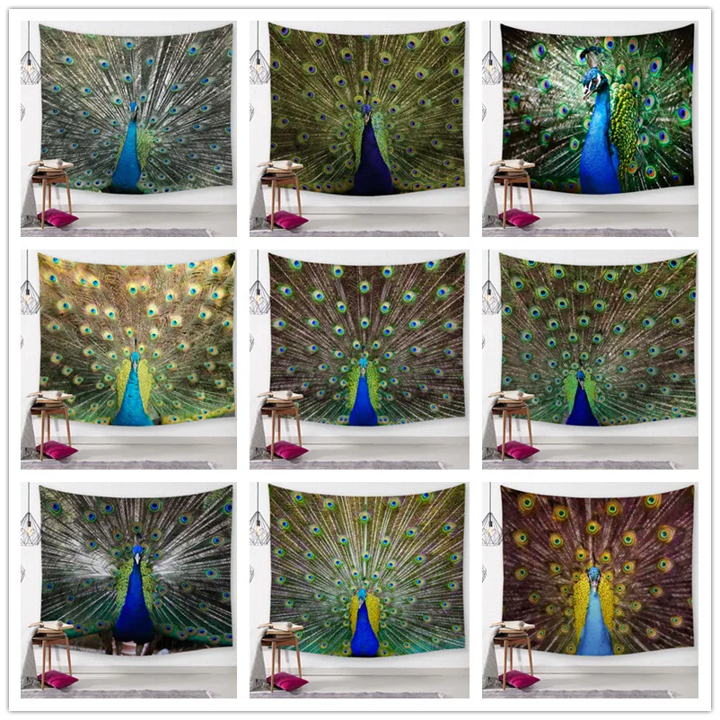 Peacock Pattern Tapestry Wall Hanging Sandy Beach Throw Rug Blanket Camping Tent Travel Mattress Bohemian Sleeping Pad Tapestry
Peacock Pattern Tapestry Wall Hanging Sandy Beach Throw Rug Blanket Camping Tent Travel Mattress Bohemian Sleeping Pad Tapestry