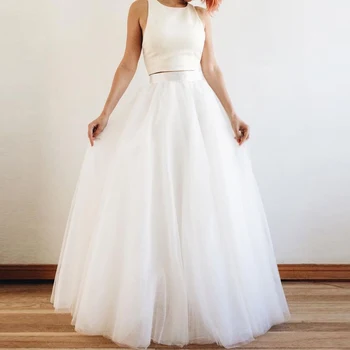 Beautiful WHite Tulle Skirts A Line Wide Satin Wais High End Lady Skirt Women Clothing Custom Made Tulle Skirt Cheap
Beautiful WHite Tulle Skirts A Line Wide Satin Wais High End Lady Skirt Women Clothing Custom Made Tulle Skirt Cheap