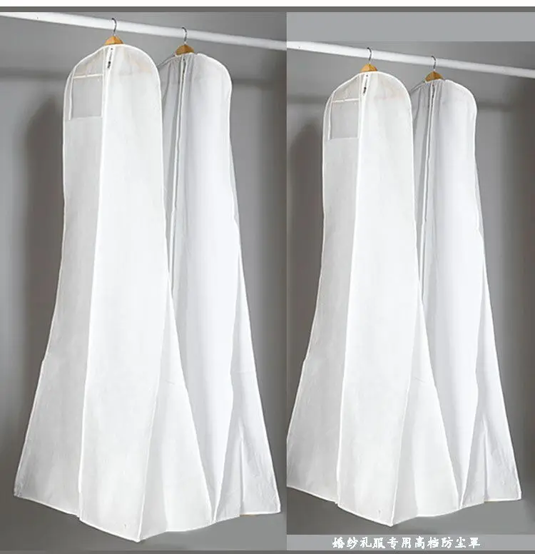 5pcs/lot Non-Woven Fabric & transparent crystal yarn Wedding Dresses Garment Dust Proof Cover Bags Storage Bags For Clothes
5pcs/lot Non-Woven Fabric & transparent crystal yarn Wedding Dresses Garment Dust Proof Cover Bags Storage Bags For Clothes