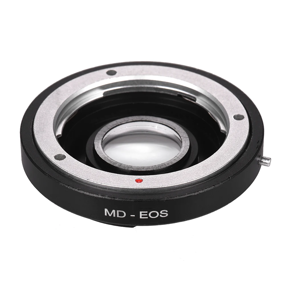 MD-EOS Lens Mount Adapter Ring Focus Infinity with Corrective Lens for Minolta MD Lens to Fit for Canon EOS EF Camera
MD-EOS Lens Mount Adapter Ring Focus Infinity with Corrective Lens for Minolta MD Lens to Fit for Canon EOS EF Camera