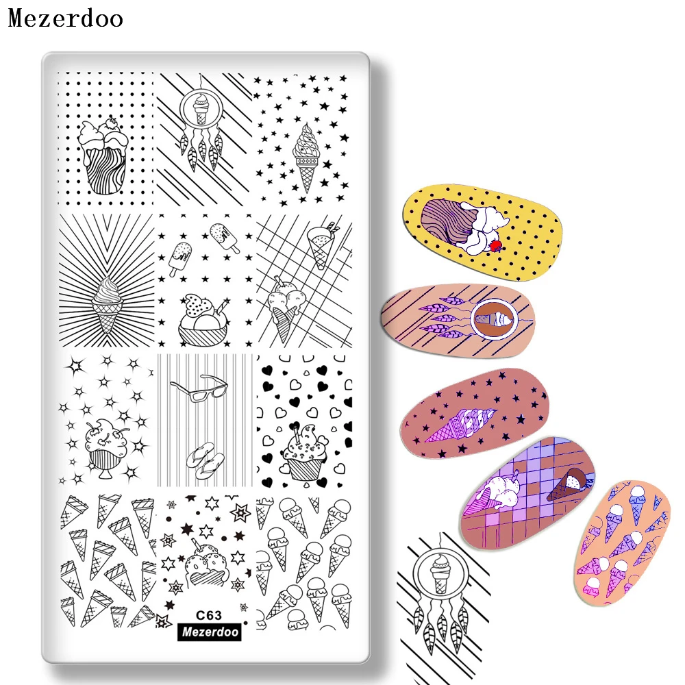 1 Pc Summer Beach Ice Cream Sunglass Flip Flop Stamping Template Rectangle Stamp Nail Art Image Plate Manicure Nail Art Tool C63
1 Pc Summer Beach Ice Cream Sunglass Flip Flop Stamping Template Rectangle Stamp Nail Art Image Plate Manicure Nail Art Tool C63