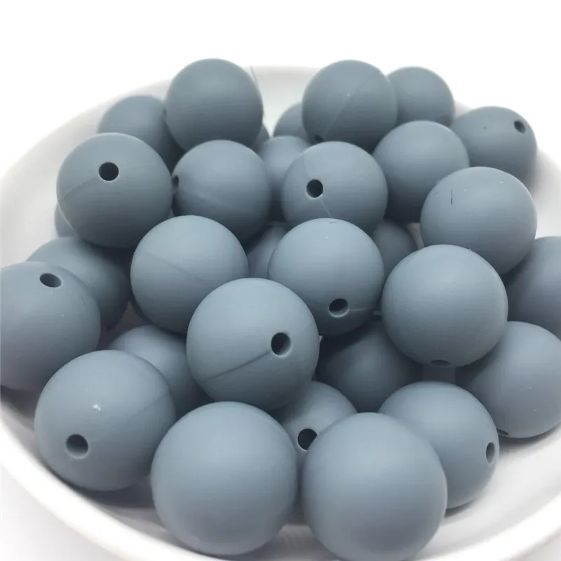 10PCS Dim Gray 12-17 MM Loose Silicone Beads for Teething Necklace baby Beads For chew Teether BPA free Loose Beads
10PCS Dim Gray 12-17 MM Loose Silicone Beads for Teething Necklace baby Beads For chew Teether BPA free Loose Beads