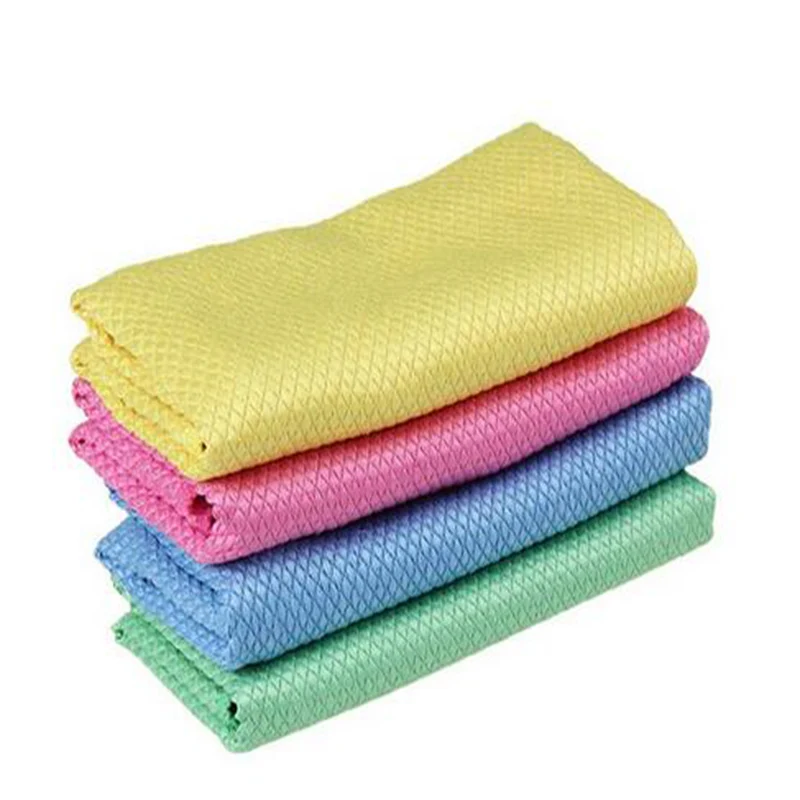 3 Pieces Scouring Pad Diamond Grid Solid Absorbent Microfiber Glass Cleaning Cloth Kitchen Table Towels Panno Da Cucina 30*40cm
3 Pieces Scouring Pad Diamond Grid Solid Absorbent Microfiber Glass Cleaning Cloth Kitchen Table Towels Panno Da Cucina 30*40cm