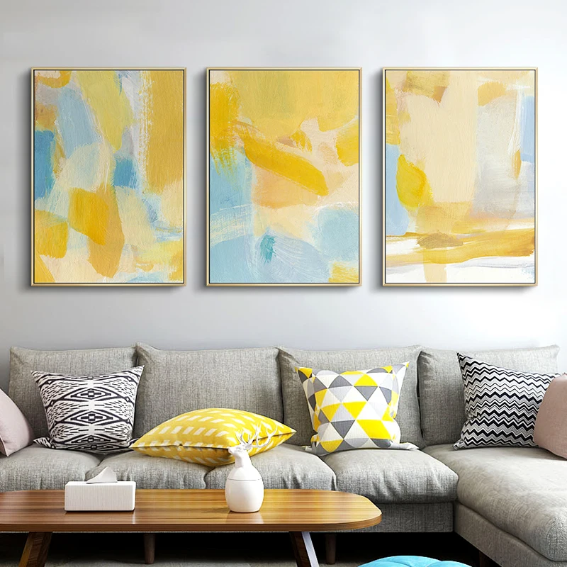 Modern Canvas Painting Poster and Print for Living Room Bedroom Yellow Pictures Wall Art Home Decor Abstract Decoration Painting
Modern Canvas Painting Poster and Print for Living Room Bedroom Yellow Pictures Wall Art Home Decor Abstract Decoration Painting