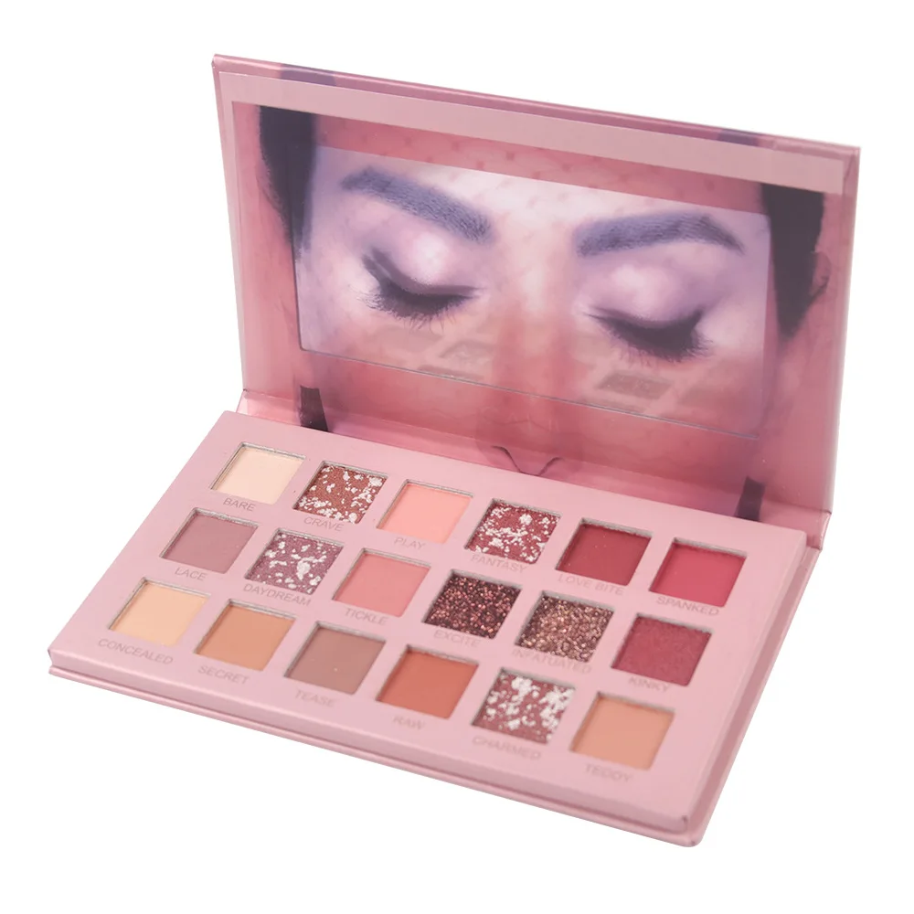 New Product 18 Color Eyeshadow Palette Shimmery Earth Tone Shiny Matte Pigment Shadow Powder Durable Nude Makeup Waterproof
New Product 18 Color Eyeshadow Palette Shimmery Earth Tone Shiny Matte Pigment Shadow Powder Durable Nude Makeup Waterproof