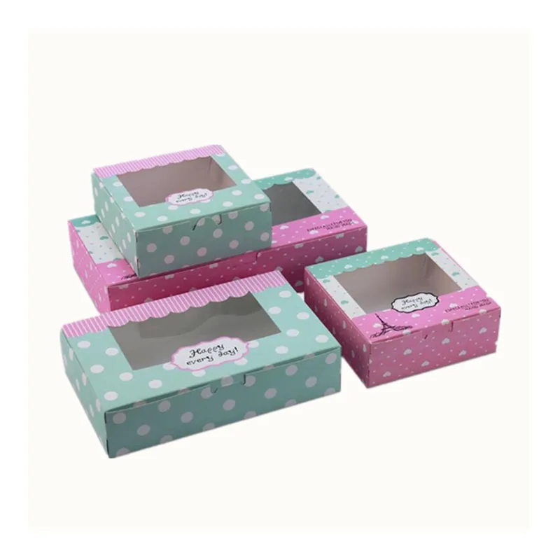 3 sizes 20pcs Kraft paper window cake Box Packing Gift Box Candy/Biscuit/Soap/Cookie/Cupcake Display packaging Box white 
3 sizes 20pcs Kraft paper window cake Box Packing Gift Box Candy/Biscuit/Soap/Cookie/Cupcake Display packaging Box white
