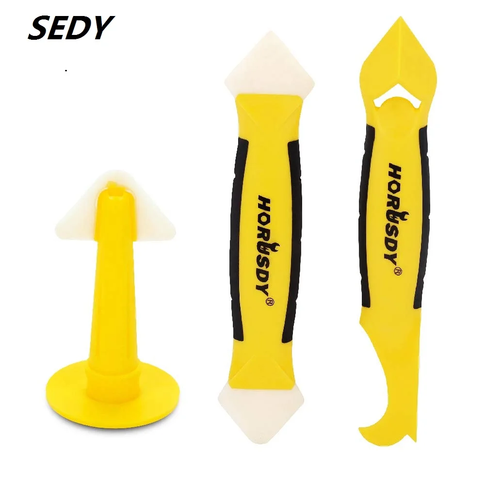 SEDY 3pcs Silicone Scraper Caulking Grouting Tool Sealant Finishing Cleaning Kit Kitchen Window Cleaner Scrapers Set Caulk
SEDY 3pcs Silicone Scraper Caulking Grouting Tool Sealant Finishing Cleaning Kit Kitchen Window Cleaner Scrapers Set Caulk