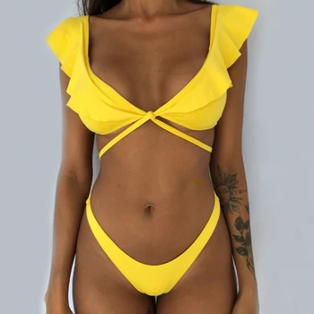 2019 Sexy Print Bikinis Women Bikini Swimwear Push Up Swimsuit Ruffle Bandage Bikini Set Brazilian Bathing Suit Summer Beachwear
2019 Sexy Print Bikinis Women Bikini Swimwear Push Up Swimsuit Ruffle Bandage Bikini Set Brazilian Bathing Suit Summer Beachwear