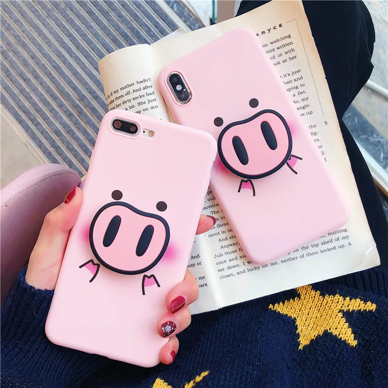 For Huawei Honor 10 9 9i 8X 7A 6X Cute Cartoon Case For Huawei Enjoy 7 8 9 Plus 7X Mate 20 Pro Funny Pink Pig Nose Holder Cover
For Huawei Honor 10 9 9i 8X 7A 6X Cute Cartoon Case For Huawei Enjoy 7 8 9 Plus 7X Mate 20 Pro Funny Pink Pig Nose Holder Cover