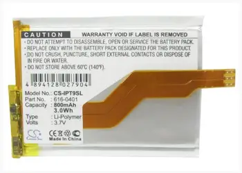 Cameron Sino 800mAh battery for APPLE iPod touch 2nd 16GB 32GB 4GB 8GB MB531LL/A MB533LL/A iPod touch 3rd
Cameron Sino 800mAh battery for APPLE iPod touch 2nd 16GB 32GB 4GB 8GB MB531LL/A MB533LL/A iPod touch 3rd