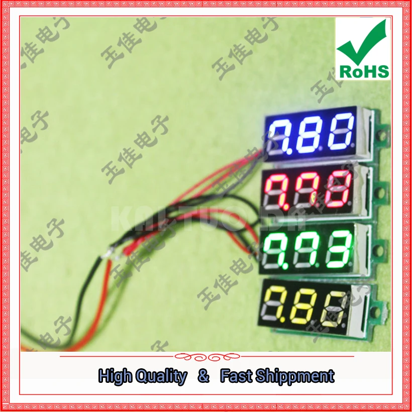0.28 inch digital tube 3.5V-30.0V two-wire variable precision digital /digital voltage meter head 0.28 inch MODULE 3.5V-30V
0.28 inch digital tube 3.5V-30.0V two-wire variable precision digital /digital voltage meter head 0.28 inch MODULE 3.5V-30V