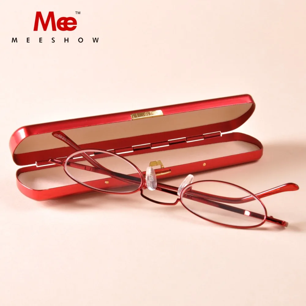 Meeshow mini Reader with Case, stainless steel Reading Glasses Power +1.0 to +3.5, High quality reading glasses
Meeshow mini Reader with Case, stainless steel Reading Glasses Power +1.0 to +3.5, High quality reading glasses