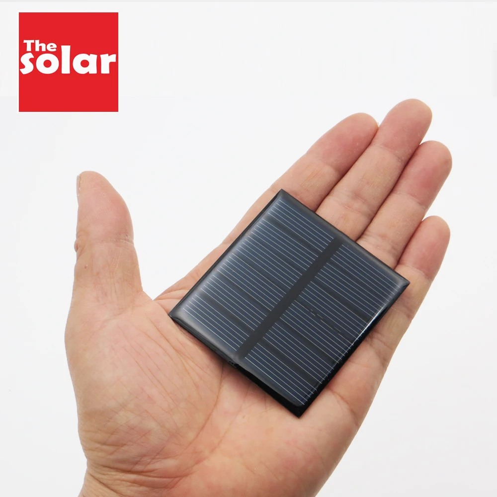 3VDC 150mA 0.45Watt Solar Panel Standard Epoxy Polycrystalline Silicon DIY Battery Power Charge Module Mini Solar Cell toy
3VDC 150mA 0.45Watt Solar Panel Standard Epoxy Polycrystalline Silicon DIY Battery Power Charge Module Mini Solar Cell toy