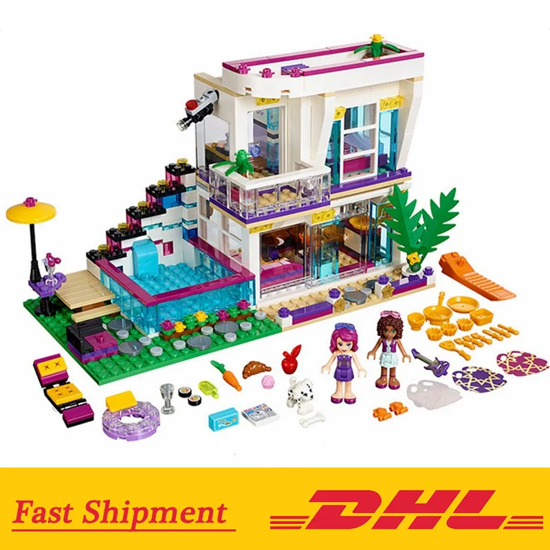 Friends Girl Series 01046 POP Star House Designer Building Blocks kids toys Compatible with Legoings 41135 for Girls
Friends Girl Series 01046 POP Star House Designer Building Blocks kids toys Compatible with Legoings 41135 for Girls