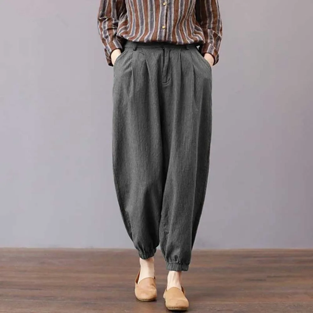 Cotton Linen Retro Long Harem Pants 2018 Women Middle Waist Casual Loose Pockets Pantalon Trousers Streetwear Plus Size S-5XL
Cotton Linen Retro Long Harem Pants 2018 Women Middle Waist Casual Loose Pockets Pantalon Trousers Streetwear Plus Size S-5XL