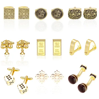 MeMolissa French Shirt Gold Color Men Jewelry Unique Wedding Groom Men High Quality Cuff Links Business Cuffs
MeMolissa French Shirt Gold Color Men Jewelry Unique Wedding Groom Men High Quality Cuff Links Business Cuffs