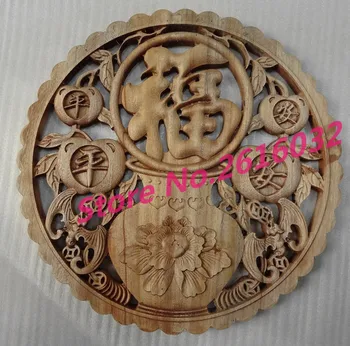 Dongyang woodcarving small round camphor wooden pendant, Chinese archaize home decoration wall hanging engraving handicraf #2205
Dongyang woodcarving small round camphor wooden pendant, Chinese archaize home decoration wall hanging engraving handicraf #2205
