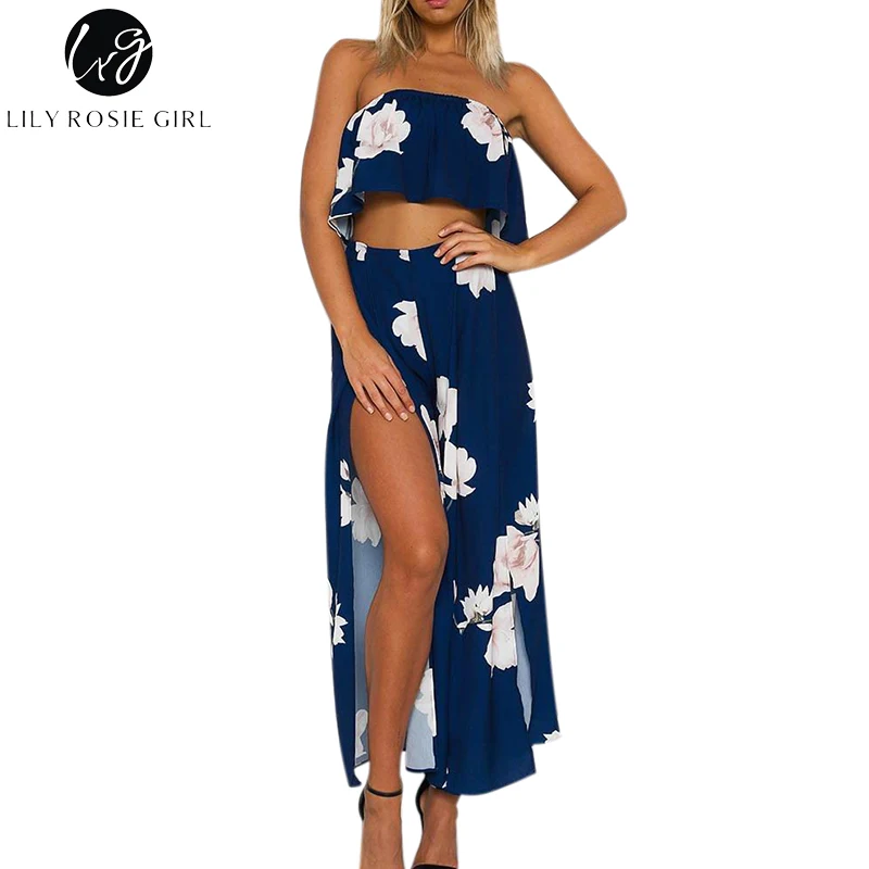 Lliy Rosie Girl Navy Blue Floral Two Piece Jumpsuits Off Shoulder Boho Summer Beach Sexy Long Rompers Playsuits Backless Overall
Lliy Rosie Girl Navy Blue Floral Two Piece Jumpsuits Off Shoulder Boho Summer Beach Sexy Long Rompers Playsuits Backless Overall