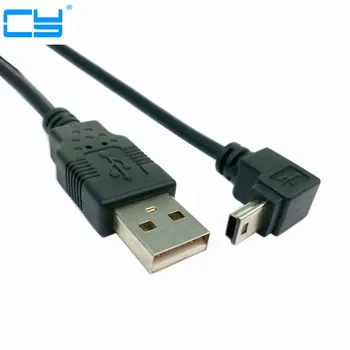 Down Angled 90 degree Mini USB 2.0 B type 5Pin Male to USB male data cable for MP3 MP4 Car Camera Mobile phone 0.5m
Down Angled 90 degree Mini USB 2.0 B type 5Pin Male to USB male data cable for MP3 MP4 Car Camera Mobile phone 0.5m