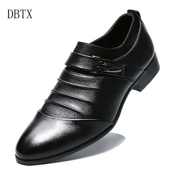 Luxury brand PU Leather Fashion Men Business Dress Loafers Pointy Black Shoes Oxford Breathable Formal Wedding Shoes 698
Luxury brand PU Leather Fashion Men Business Dress Loafers Pointy Black Shoes Oxford Breathable Formal Wedding Shoes 698